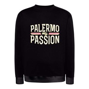 Felpa Girocollo My Passion Nera